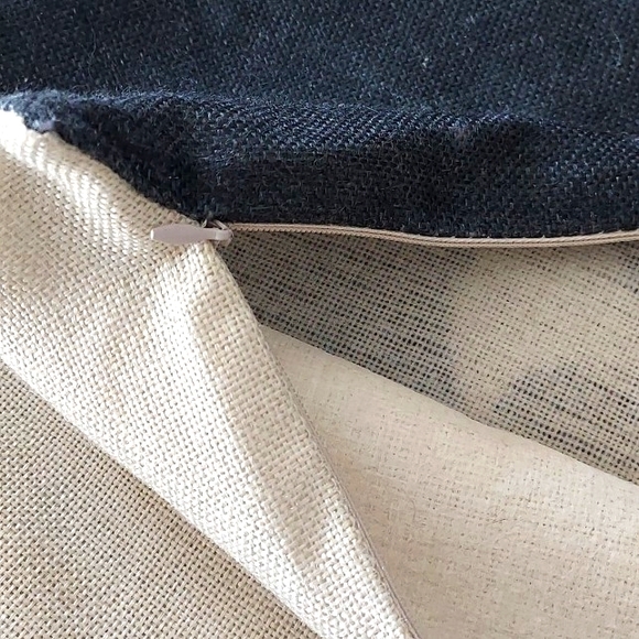 PILLOW COVER 17 x 17 CAT Decorative Black & Tan - Picture 7 of 7